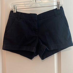 Woman’s J Crew Navy Blue Chino Shorts size 2